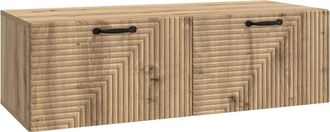 vidaXL Mueble Para Tv De Pared 98 X 41 X 30 Cm Roble Artisan Vidaxl