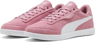 Puma Sneaker PUMA VIKKY STAR SD, Damen, Gr. 37,5, silber (poised pink, puma wei&szlig;, puma silber), Leder, colorblocking, Schuhe Sneaker