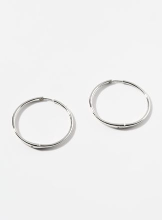 Pilgrim Womens Large minimalist Hoop Earrings
