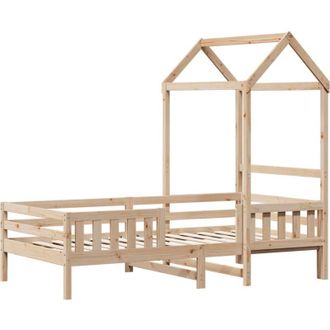 vidaXL Estructura De Cama Con Techo Madera Maciza De Pino 80x200 Cm Vidaxl