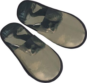 Generic Shoes Tree Elephant Anti-Skid Slippers Portable Cotton Slippers For Big Kid Adult Hotel M