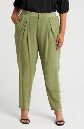 Joie Salima Silk Pants in Loden Green at Nordstrom Rack, Size 0X