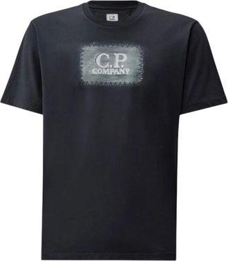 C.P. Company T-Shirts - Heren - T-shirts - Blauw - M - Katoen - Tops