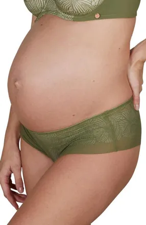 Cache Coeur Dahlia maternity shorts in Khaki at Nordstrom, Size X-Large