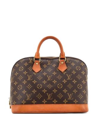 Louis Vuitton Vintage Alma Handbag Monogram Canvas PM satchel - Marrone