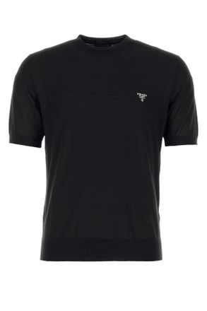 Prada Black Wool T Shirt
