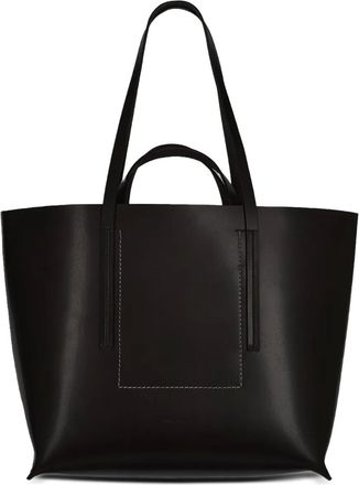 Rick Owens large leather tote bag - women - Calf Leather - OS - Black