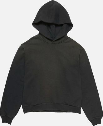Acne Studios Mens Acne Studios Stockholm Logo Hoodie in Washed Black - Size: 42