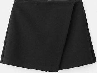 Mango Gonna pantalone incrociata nero - Donna - 36 - MANGO