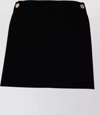Sportmax stretch viscose panel a-line shorts