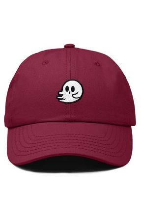 Dalix Whisper Ghost Dad Cap in Maroon at Nordstrom