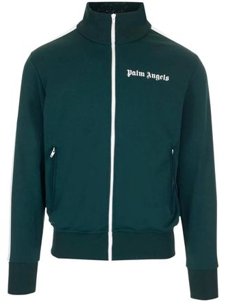 Palm Angels Sweater met logoprint - Groen