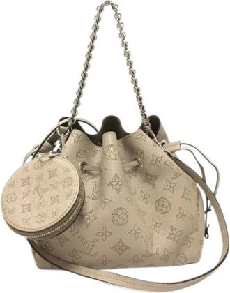 Louis Vuitton Pre-owned Monogram Mahina Bella Handbag - Pre-owned - Mujer - Beige - ONE SIZE