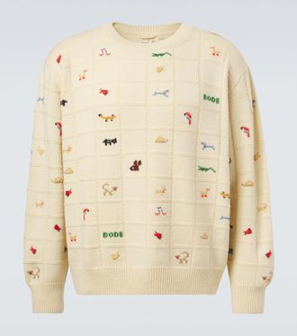 Bode Zoologist wool and alpaca sweater