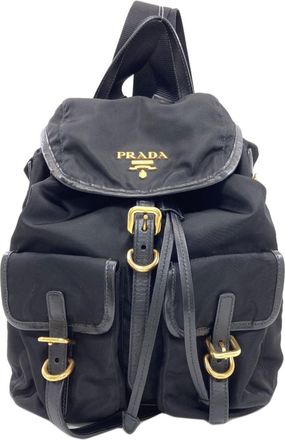 Prada Black Nylon Backpack (Pre-Owned)