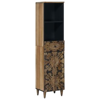 vidaXL Mueble De Cuarto De Ba&ntilde;o Marr&oacute;n 38 X 33 X 160 Cm Vidaxl