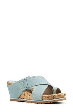 Donald J Pliner Irini Platform Wedge Sandal in Light Blue at Nordstrom Rack, Size 6