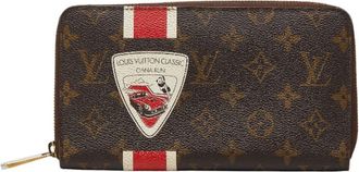 Louis Vuitton Brown Pvc Leather Long Wallet (Bi-Fold) (Pre-Owned)