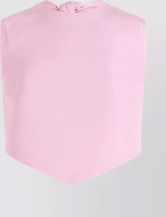 Patou back bow sleeveless top