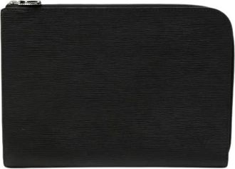 Louis Vuitton Pre-owned Clutches, female, Black, Size: ONE SIZE Pre-owned Pochette Jour