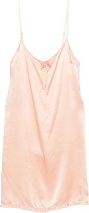 Prada Camicia da notte con fiocco - Rosa