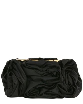 Badgley Mischka Jett Silk Clutch