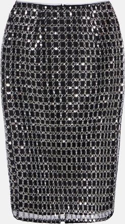 Rotate Embellished midi skirt