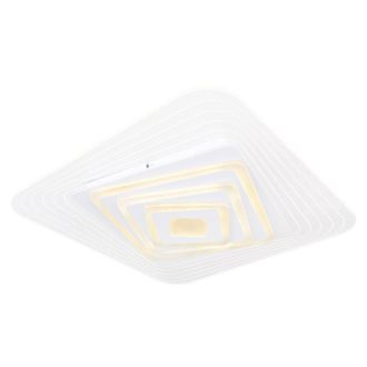 Netlighting Jocelyn Square Semi Ceiling Light White LED Dimmable 3000-6500K