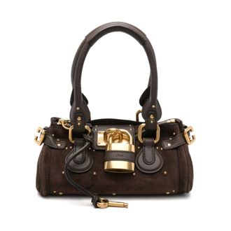 Chlo&eacute; Paddington Schoudertas - Dames - Tassen - Bruin - Maat: ONE Size Leer