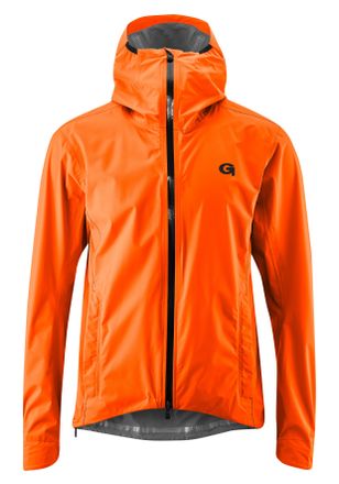 Gonso Fahrradjacke GONSO Save Jacket Trail M, Herren, Gr. 4XL, orange (neonorange), 100% Polyester, Jacken Fahrradjacke, Herren Regenjacke wind- und wasserd
