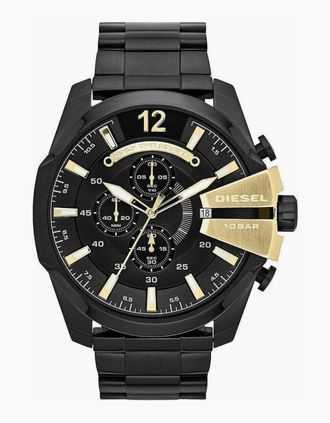 Diesel Mens Diesel DZ4338 Mega Chief Chronograph Mens Watch - Black