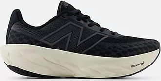 New Balance Mens Fresh Foam X 1080V14 Running Shoes In Black With Phantom And Sea Salt