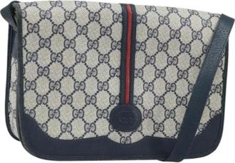 Gucci Pre-owned Cross Body Bags, female, Multicolor, Size: ONE SIZE Pre-owned Vintage GG Shoulder Bag