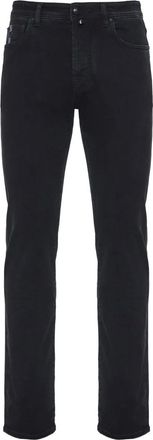 Jacob Cohen Jeans con applicazione logo - Nero