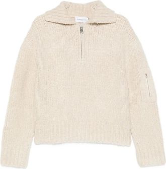 Brandon Maxwell Maglione Posie - Toni neutri