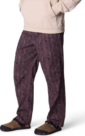 Mountain Hardwear Rockrydge Climbing Pants in Purple Sage Gingham Print at Nordstrom, Size Xx-Large