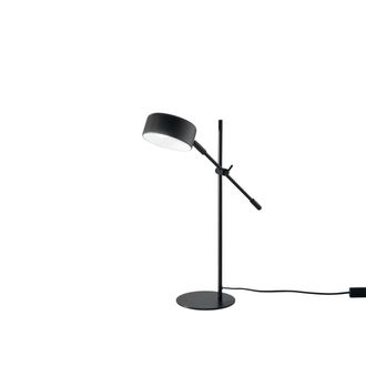 Luce-Ambiente-Design Eiffel Table Lamp in Black Metal with Adjustable Light Point