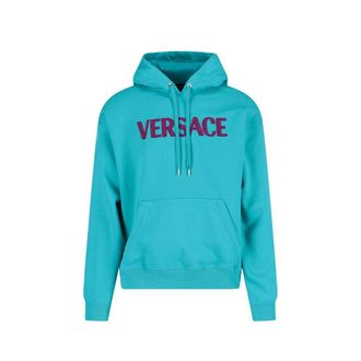 Versace Bicolor Cotton Mens Sweatshirt