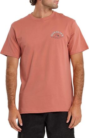 Quiksilver Bubble Arch Cotton Graphic T-Shirt in Desert Sand at Nordstrom, Size Xx-Large