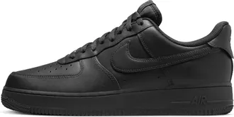 Nike Mens Air Force 1 07 EasyOn Shoes in Black | FD1146-001
