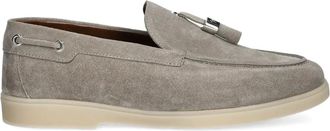 Giuseppe Zanotti Maui suede loafers - women - Suede/Rubber/Calf Leather - 40 - Grey