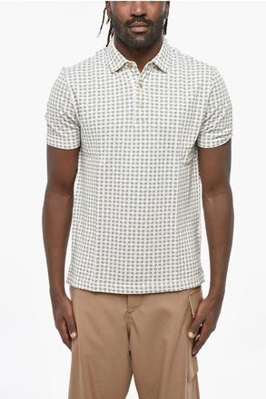 Altea Floral Motif Short Sleeved Polo size 3xl