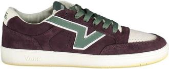 Vans Paarse Su&egrave;de Lage Sneakers - Heren - Sneakers - Paars - 44 1/2 EU - Su&egrave;de - Schoenen