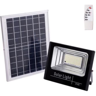 GreenIce Greenice - Proyector Led Solar 100w 6500k Panel: 6v/12w Bater&iacute;a: 3,2v/8000mah Control Remoto [ho-solarfl-100w-01]