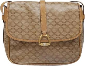 Celine Pre-owned Canvas Cross Body Bag (Vintage) - Dames - Vintage Schoudertas - Beige - ONE Size - Vintage