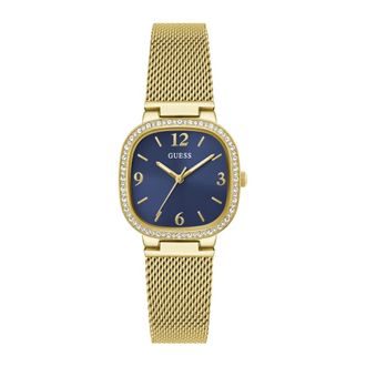 Guess Elegant Gold Tapestry Ladies Watch - female - Guess - Watches - Yellow - ONE SIZE - Accessories