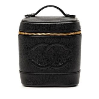 Chanel Pre-owned Handbags, female, Black, Size: ONE SIZE Pre-owned Vanity Bag