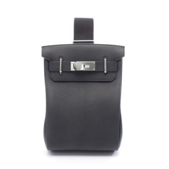 Herm&egrave;s Black Leather Fanny Pack (Pre-Owned)