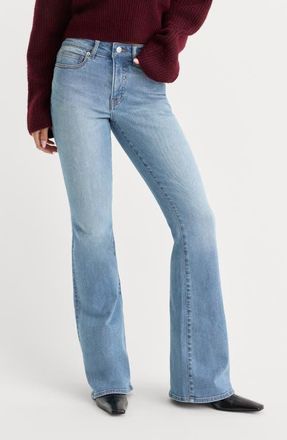 Good American Good Legs High Waist Flare Jeans in Indigo at Nordstrom, Size 22W
