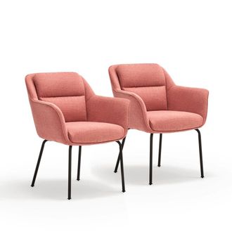 HOMN Pack 2 sillas de comedor coral